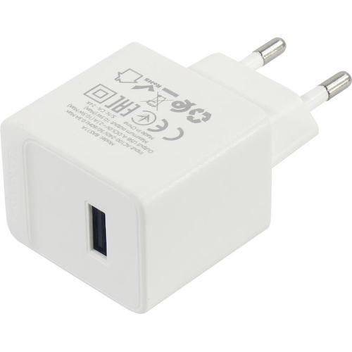 Зарядка USB-устройств от 220В BOROFONE BAS11A White USB Type A "мама" (10.5 Вт)