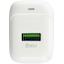 Зарядка USB-устройств от 220В BOROFONE BAS42A Set White USB Type A "мама" (18 Вт), вид спереди