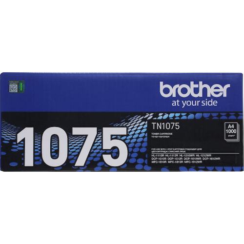 Картридж черный (или контейнер с черными чернилами) Brother TN-1075