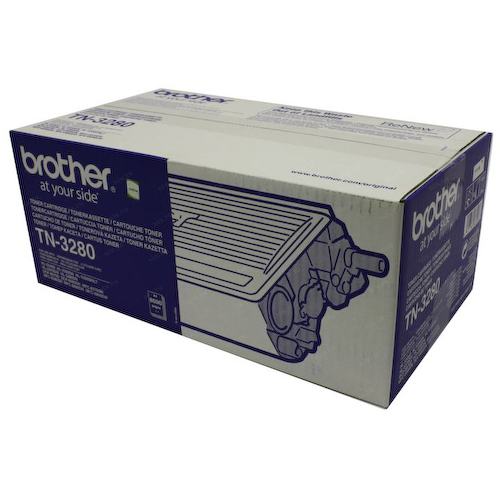Картридж черный (или контейнер с черными чернилами) Brother TN-3280 (экономичный), 1 шт.