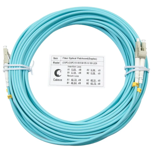 Патч-корд ВО Cabeus FOP-50-LC-LC-5m