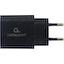Зарядка USB-устройств от 220В Cablexpert MP3A-PC-45 USB Type C "мама" (20 Вт), вид сверху