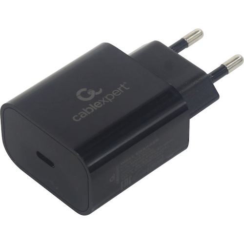 Зарядка USB-устройств от 220В Cablexpert MP3A-PC-45 USB Type C "мама" (20 Вт)