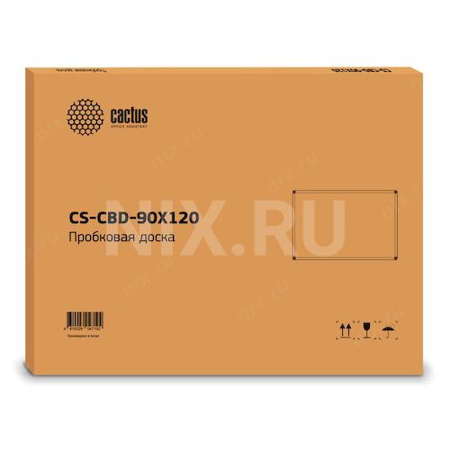 Доска пробковая Cactus CS-CBD-90X120