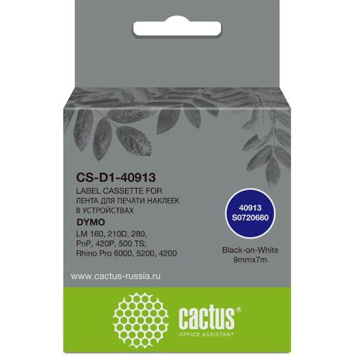 Кассета с лентой для печати этикеток Cactus CS-D1-40913
