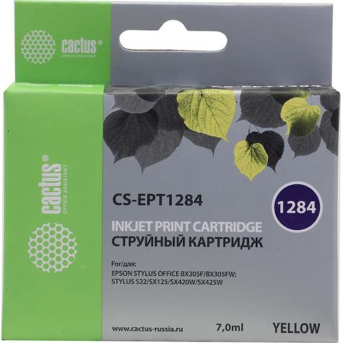 Картридж цветной (или контейнер с цветными чернилами) Cactus CS-EPT1284