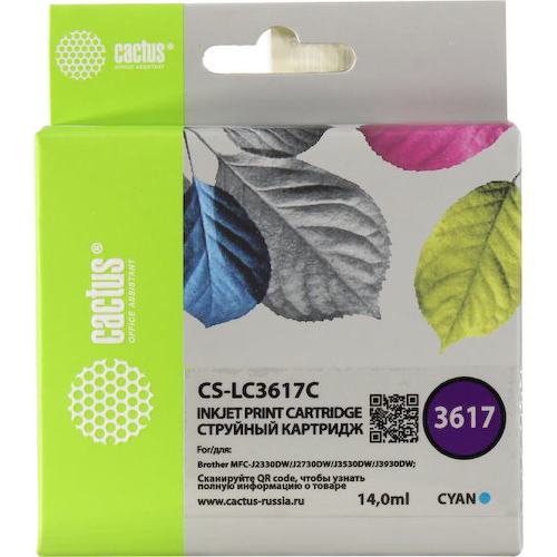 Картридж цветной (или контейнер с цветными чернилами) Cactus CS-LC3617C