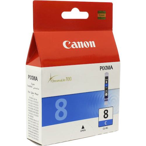 Картридж цветной (или контейнер с цветными чернилами) Canon CLI-8C (голубой)
