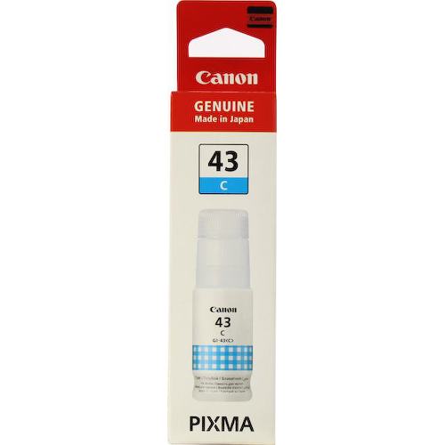 Картридж цветной (или контейнер с цветными чернилами) Canon GI-43C (голубой)