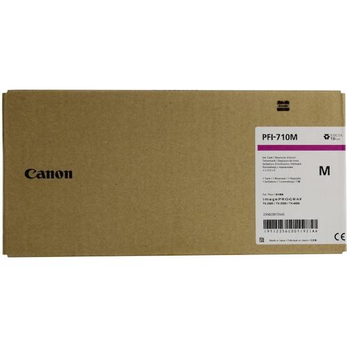 Картридж цветной (или контейнер с цветными чернилами) Canon PFI-710M (пурпурный)