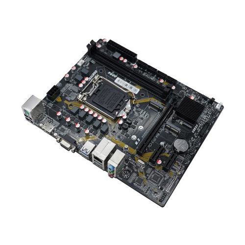 CBR H510M { Chipset 470, Socket 1200, 2*DDR4, mATX, VGA+HDMI, 1*PCIEx16,1*PCIEx1,1*M.2 (PCIe NVMe Gen3 x4), 3*SATA3, 2*