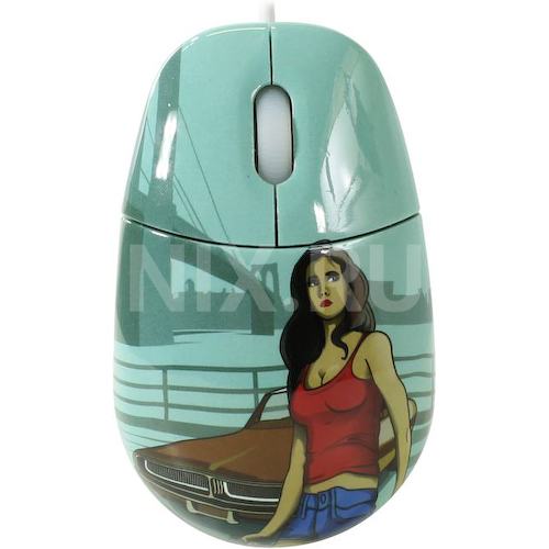 Проводная Мышь CBR Art Collection SET 703 Gangsta (USB 2.0, 3btn, 1200 dpi)