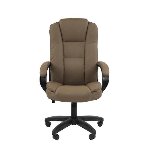 7158660 Офисное кресло Chairman 600LT Россия чер.пласт экопремиум бежевый