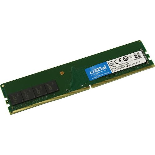 Модуль памяти Crucial Basics Desktop <CT8G4DFRA266.C8FN> DDR4 1x 8 Гб <PC4-21300>