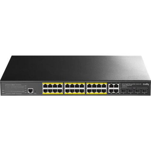 Коммутатор Cudy GS2028PS4-400W / 24-Port Layer 2 Managed Gigabit PoE