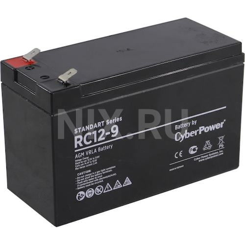 Аккумулятор для ИБП (батарея для UPS) CyberPower RC12-9 12В 9 Ач