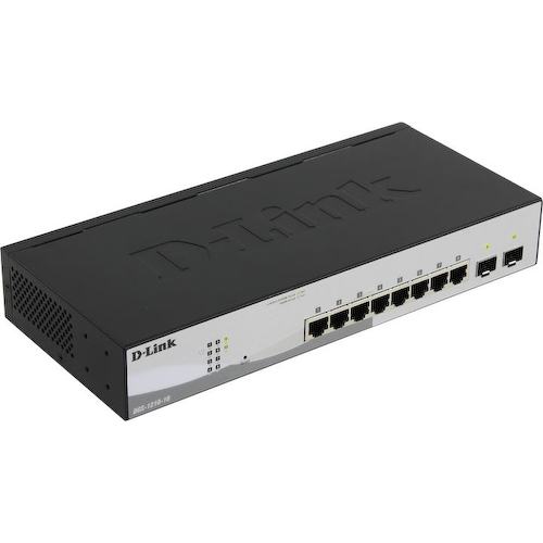 D-Link <DGS-1210-10 /F1A> Управляемый коммутатор (8 x 1 Гбит/с, 2 x SFP)