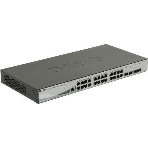 D-Link <DGS-1210-28X/ME/B1A> Управляемый коммутатор (24 x 1 Гбит/с, 4 x SFP+)