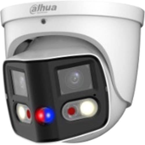 DAHUA DH-IPC-PDW3849P-A180-E2-AS-PV-0280B Уличная купольная IP-видеокамера DUO с ИИ и активным сдерживанием 2x 4Мп, 1/2