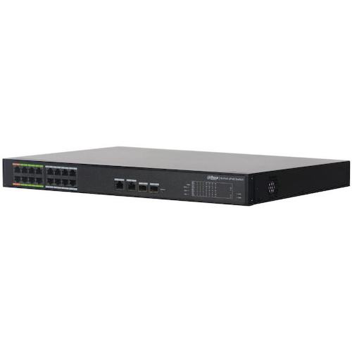 DAHUA <DH-LR2218-16ET-240> Управляемый коммутатор (2 x 1 Гбит/с + 16 x 100 Мбит/с, 2 x SFP, 14 портов IEEE 802.3at (PoE+))