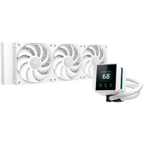 СВО DEEPCOOL MYSTIQUE 360 WH (TDP 300W, Anti-Leak edition, PWM, TRIPLE FAN, белый) RET