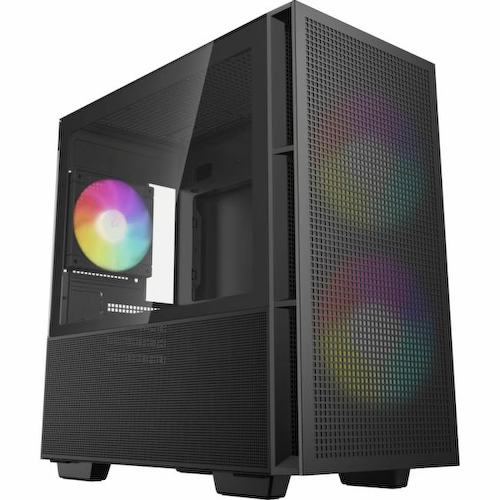Deepcool R-CH360-BKAPE3D-G-1 Корпус ПК без блока питания/ Deepcool Case CH360 Digital, 1xUSB3.0, 1xType-C, 2x140ARGB