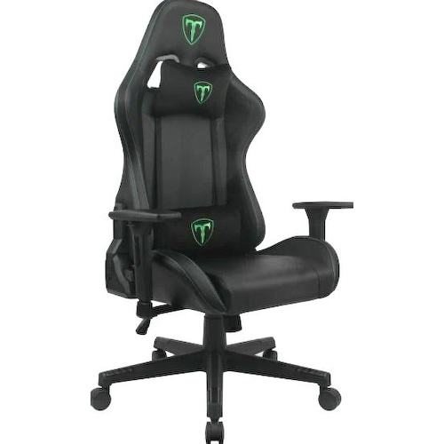 T 64089 НОВИНКА. Игровое кресло Revolution Чер,класс4,PU,2подушки