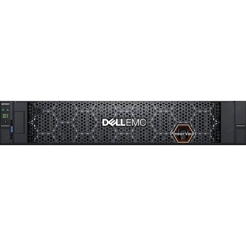 ME5024-SAS-01t Dell PowerVault ME5024 24SFF(2,5") 2U/8 port SAS Dual Contr/2xmini SAS cable 12G 2m/Rails/Bezel/2x580W