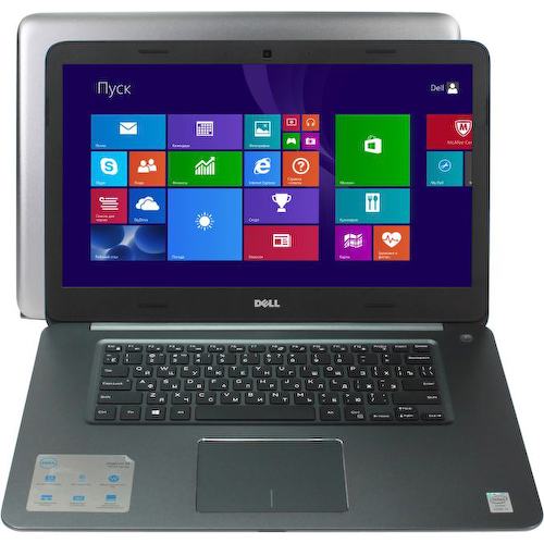 Ноутбук Dell Inspiron 7548 <7548-8512> (Intel Core i5 5200U, 6 ГБ, 8 Гб SSD кэш (Гибридный HDD) , 500 Гб HDD, Radeon R7 M270 (128 бит), WiFi, Bluetooth, Win8, 15")
