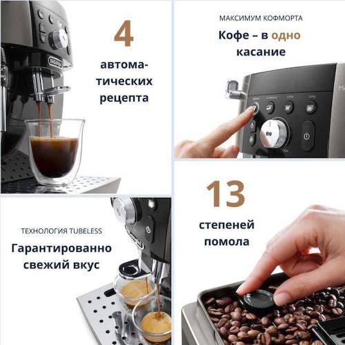 Кофемашина DeLonghi ECAM250.33.TB
