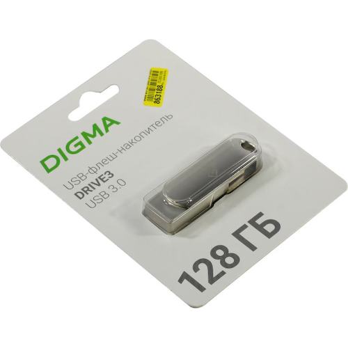 Флешка Digma DGFUM128A30SR USB 128 ГБ