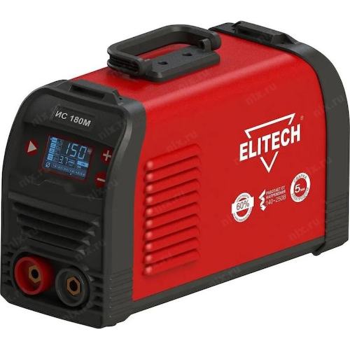 198713 Сварочный аппарат Elitech ИС 180М (E1703.016.00) инвертор MMA DC/TIG DC 6.1кВт