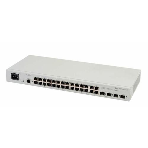 Ethernet-коммутатор MES2428_AC, 24 порта 10/100/1000 Base-T, 4 комбо-порта 10/100/1000 Base-T/100/1000 Base-X (SFP)