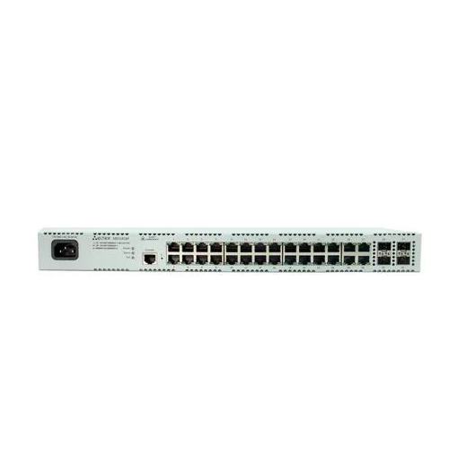 Ethernet-коммутатор MES2428B, 24 порта 10/100/1000BASE-T, 4 порта 10/100/1000BASE-T/100BASE-FX/1000BASE-X Combo, L2, 22