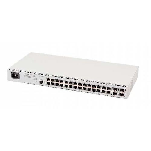Ethernet-коммутатор MES2428P_AC, 24 порта 10/100/1000BASE-T (PoE/PoE+), 4 Combo-порта 10/100/1000BASE-T/100BASE-FX