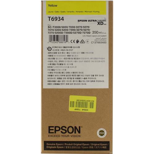 Картридж цветной (или контейнер с цветными чернилами) Epson T6934 (желтый экономичный)