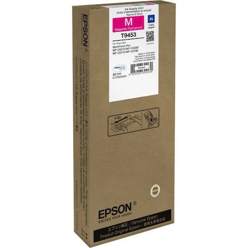 Картридж цветной (или контейнер с цветными чернилами) Epson T9453 (пурпурный экономичный)