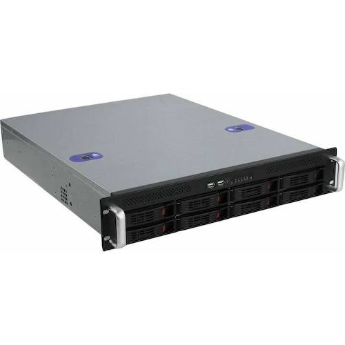 Серверный корпус 2U ExeGate Pro 2U550-HS08/Redundant Chicony 2x550W ATX 550 Вт