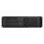 Серверный корпус 3U ExeGate Pro 3U390-08/1000RADS MicroATX 1000 Вт, вид спереди