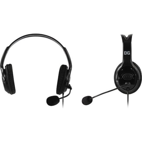 Наушники с микрофоном ExeGate 960 USB STEREO Black