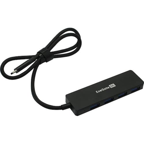 Exegate DUB-4C/3 <EX297631RUS> 4-Port USB3.0 HUB, подкл. USB-C