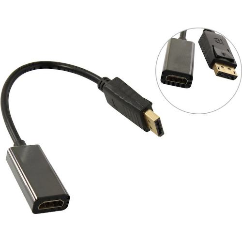 Переходник DisplayPort -> HDMI ExeGate EX-DPM-HDMIF-0.2 0.2 м.