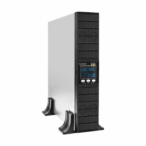ИБП 2000 ВА ExeGate PowerExpert ULS-2000.LCD.AVR.6C13.USB.RS232.SNMP.BC.2U