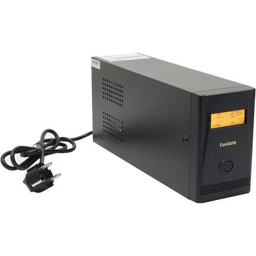 ИБП 800 ВА ExeGate Power Smart ULB-800 LCD, C13 1.2 метра