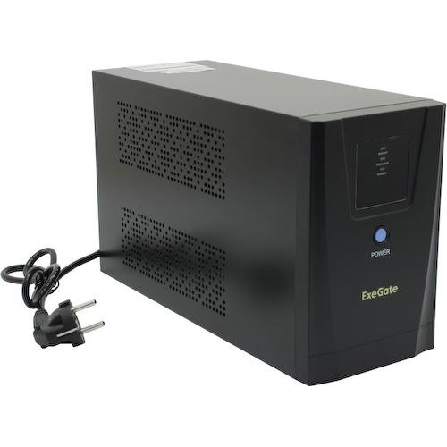 ИБП 1600 ВА ExeGate SpecialPro UNB-1600.LED.AVR.2SH.3C13 1 метр