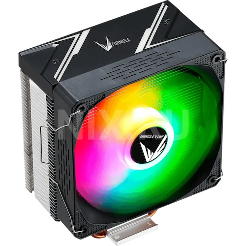 Устройство охлаждения(кулер) Formula Ice Burg Plus ARPW 4P ARGB Soc-AM5/AM4/1151/1200/1700 черный 4-pin 17-34dB Al+Cu 2