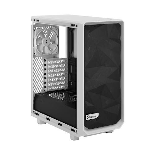 Корпус Miditower Fractal Design Meshify 2 Compact Lite White TG Clear Tint ATX без БП с окном