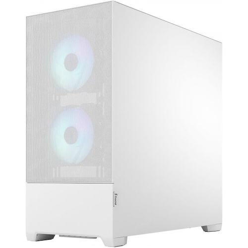 Корпус Miditower Fractal Design Pop Pop Air RGB White TG Clear Tint ATX без БП с окном