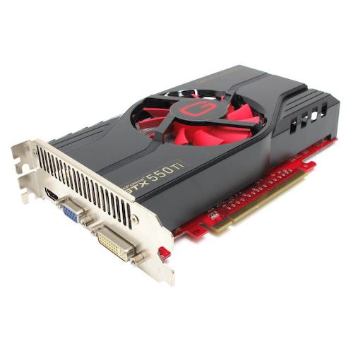 Игровая видеокарта Gainward GeForce<sup>®</sup> GTX 550 Ti 1024MB GDDR5 GeForce<sup>®</sup> GTX 550 Ti 1 Гб GDDR5 (OEM)
