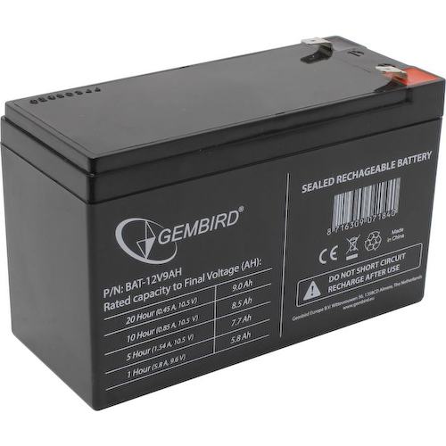 Аккумулятор для ИБП (батарея для UPS) Gembird BAT-12V9AH 12В 9 Ач